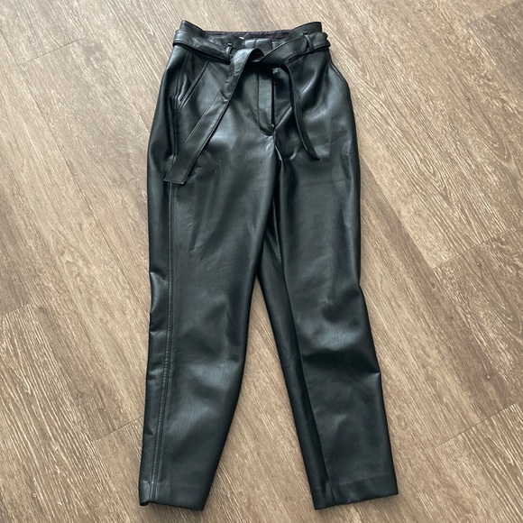 Babaton Faux Leather High Waisted Pants - Picture 2 of 8